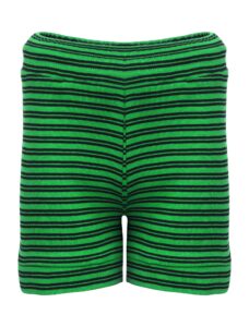 Green swimsuit isolated on a white background